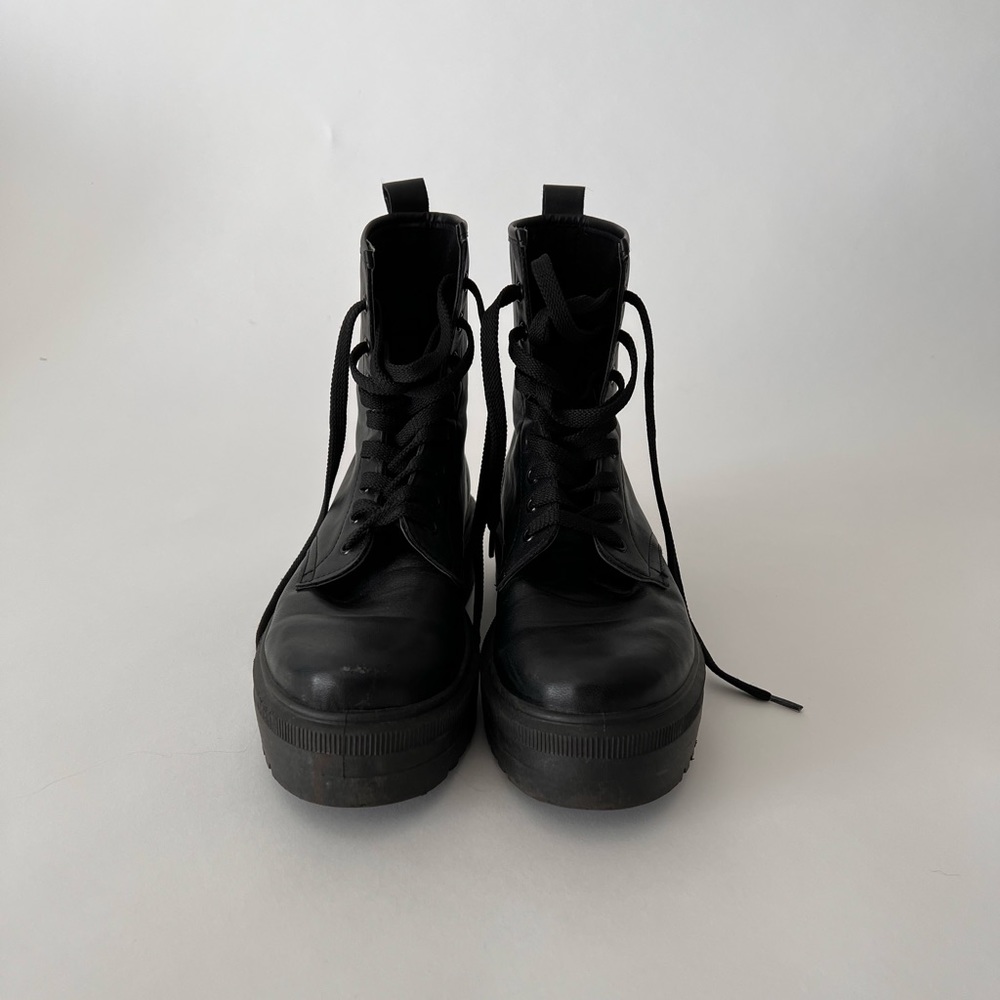 ASOS DESIGN ATTITUDE Chunky Lace Up Ankle Boots